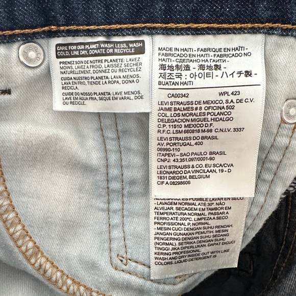 Men's Dark Blue Jeans - Picture 5 of 6